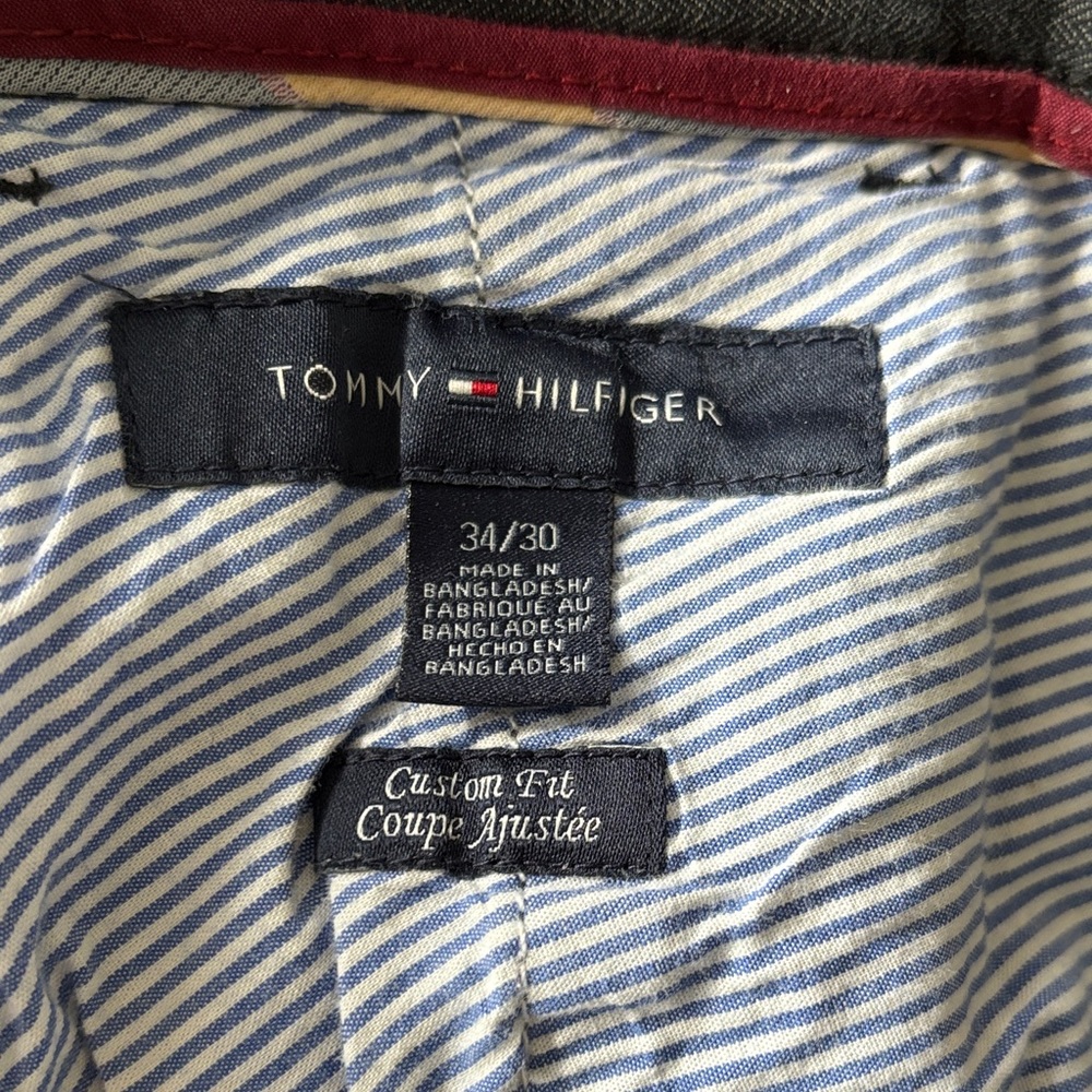 Tommy Hilfiger Black Cargo Custom Fit Pants 34x30